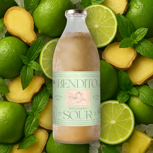 Pisco Sour Menta Jengibre – Litro